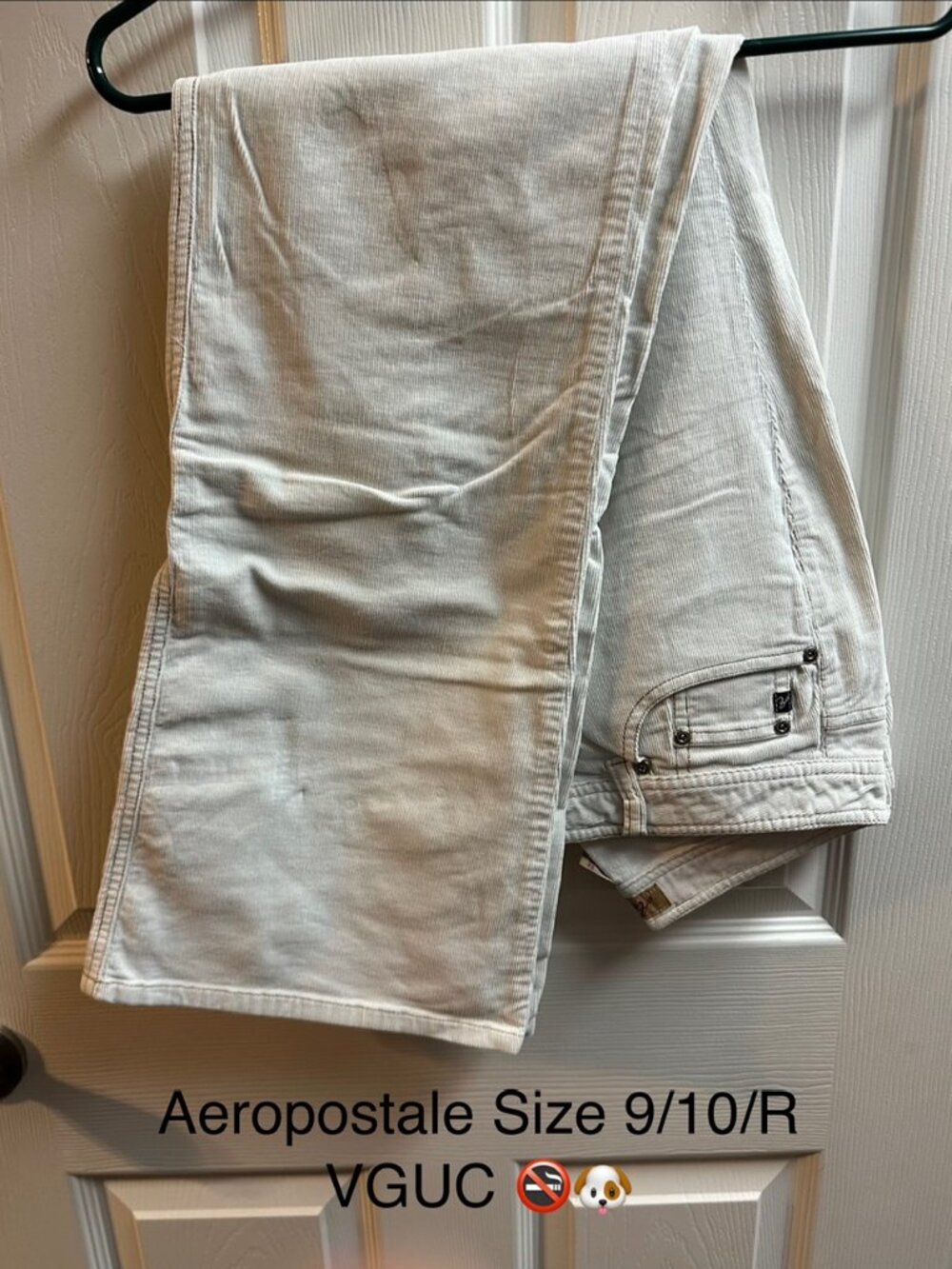 White Corduroy Pants